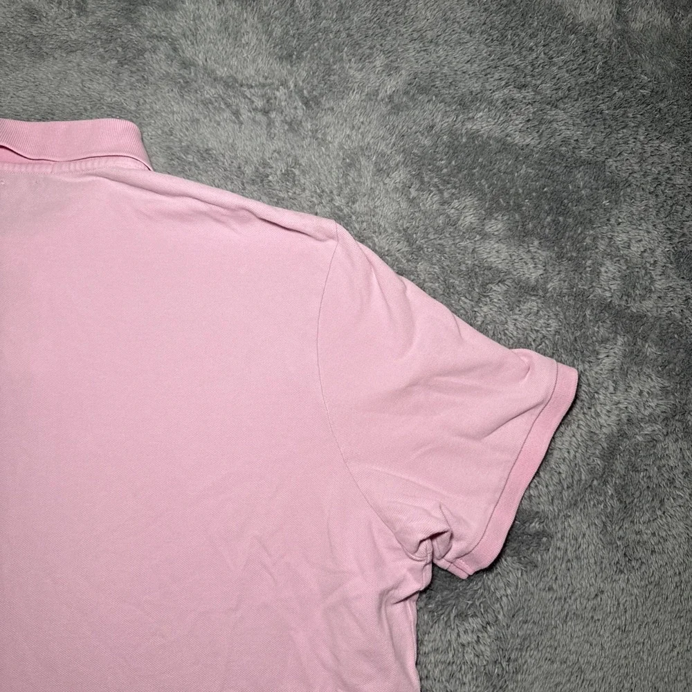 Polo Ralph Lauren Men's XL Light Pink Classic Fit Short Sleeve Shirt Blue Pony